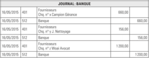 Exemple Journal De Banque Comptabilité